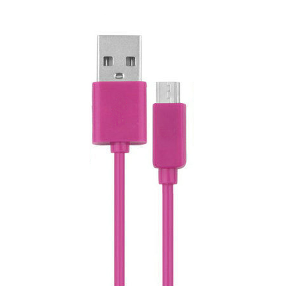 V8V9 Micro 2A USB Heavy Duty Cable 6FT (Hot Pink)